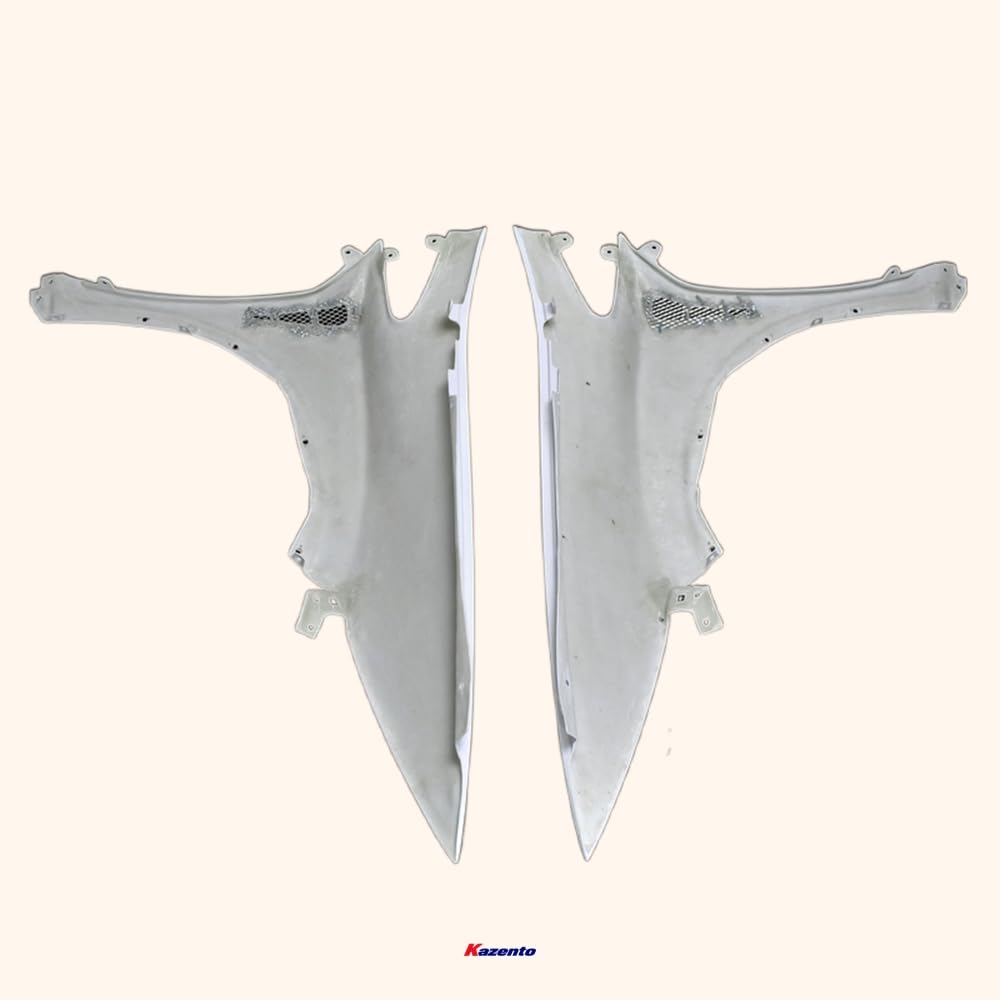 Kazento For Civic 2006-2011 Fn Fk Fn2 Type R Mug Style Vented Front Fenders Fiber Glass