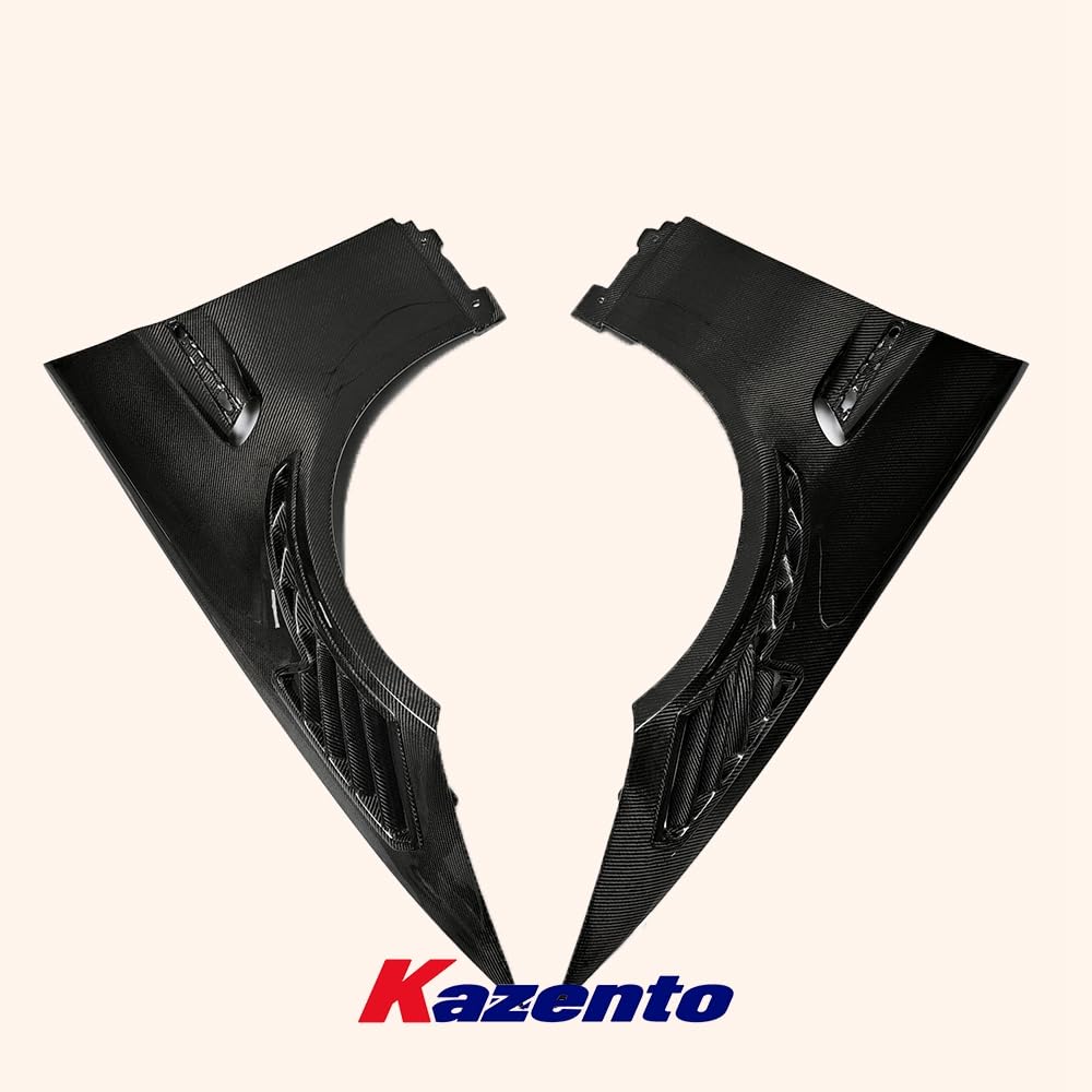 Kazento For E92 E93 Real M3 For BMW Vented Carbon Fiber Front Fender Pair Kazento Carbon Parts 车身侧板 E92M3-FF-ADL-CF