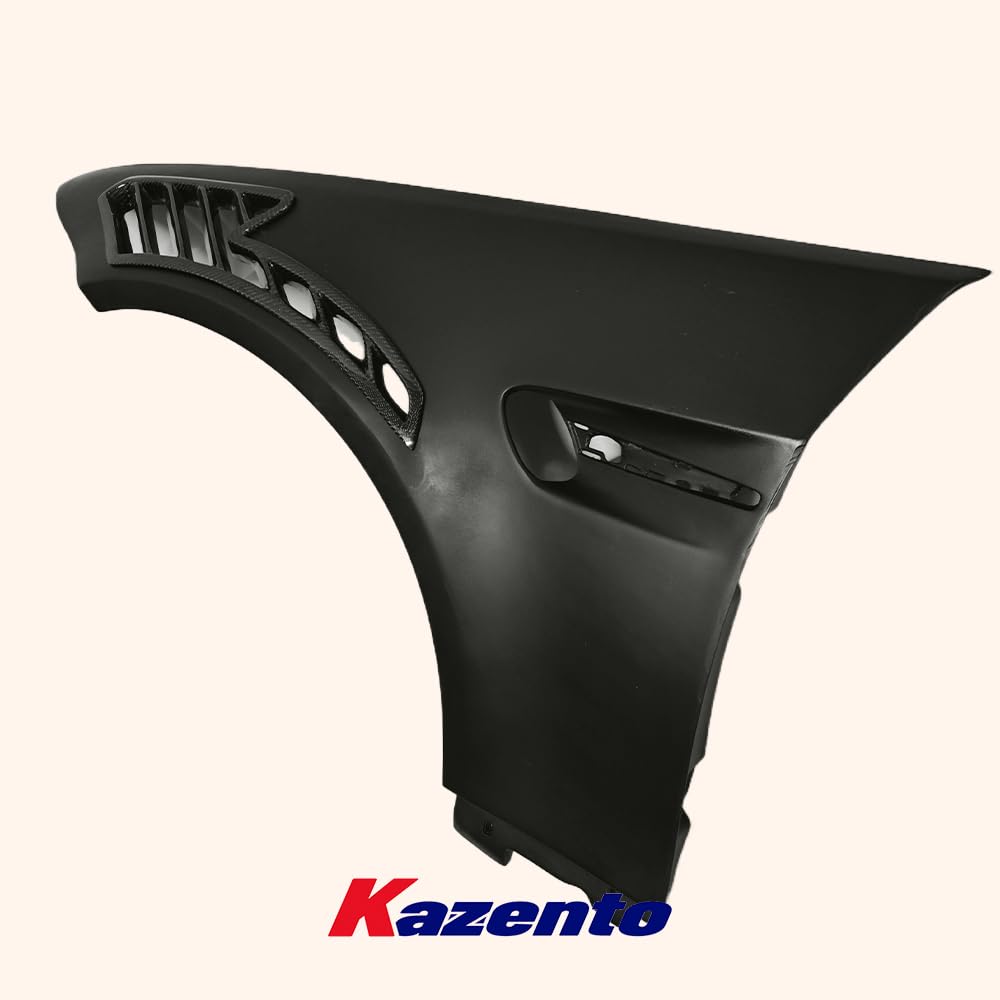 Kazento For E92 E93 Real M3 For BMW Vented Partial Carbon Fiber(VENTS) Front Fender Pair Kazento Carbon Parts 车身侧板 E92M3-FF-ADL-PCF