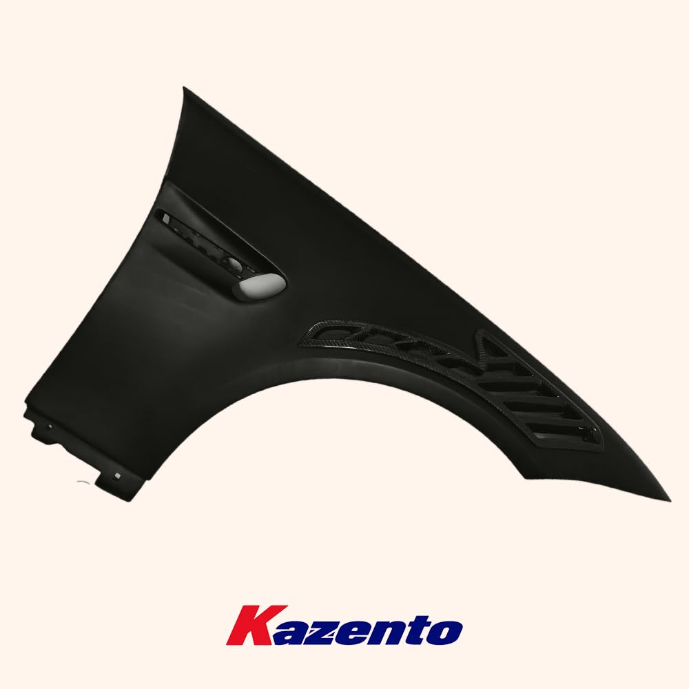 Kazento For E92 E93 Real M3 For BMW Vented Partial Carbon Fiber(VENTS) Front Fender Pair Kazento Carbon Parts 车身侧板 E92M3-FF-ADL-PCF
