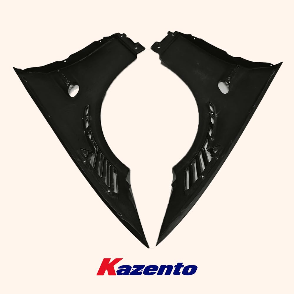 Kazento For E92 E93 Real M3 For BMW Vented Partial Carbon Fiber(VENTS) Front Fender Pair Kazento Carbon Parts 车身侧板 E92M3-FF-ADL-PCF