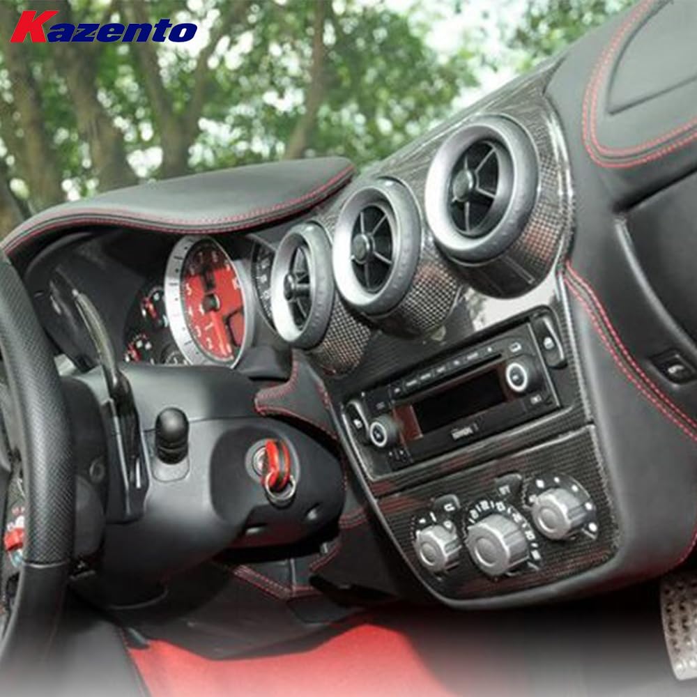 Kazento For Ferrari F430 430 2005-09 LHD Air Condition Panel Lower Kit 1K Carbon Fiber Kazento Carbon Parts 车身侧板 F430-AIRCON-L-1KCF