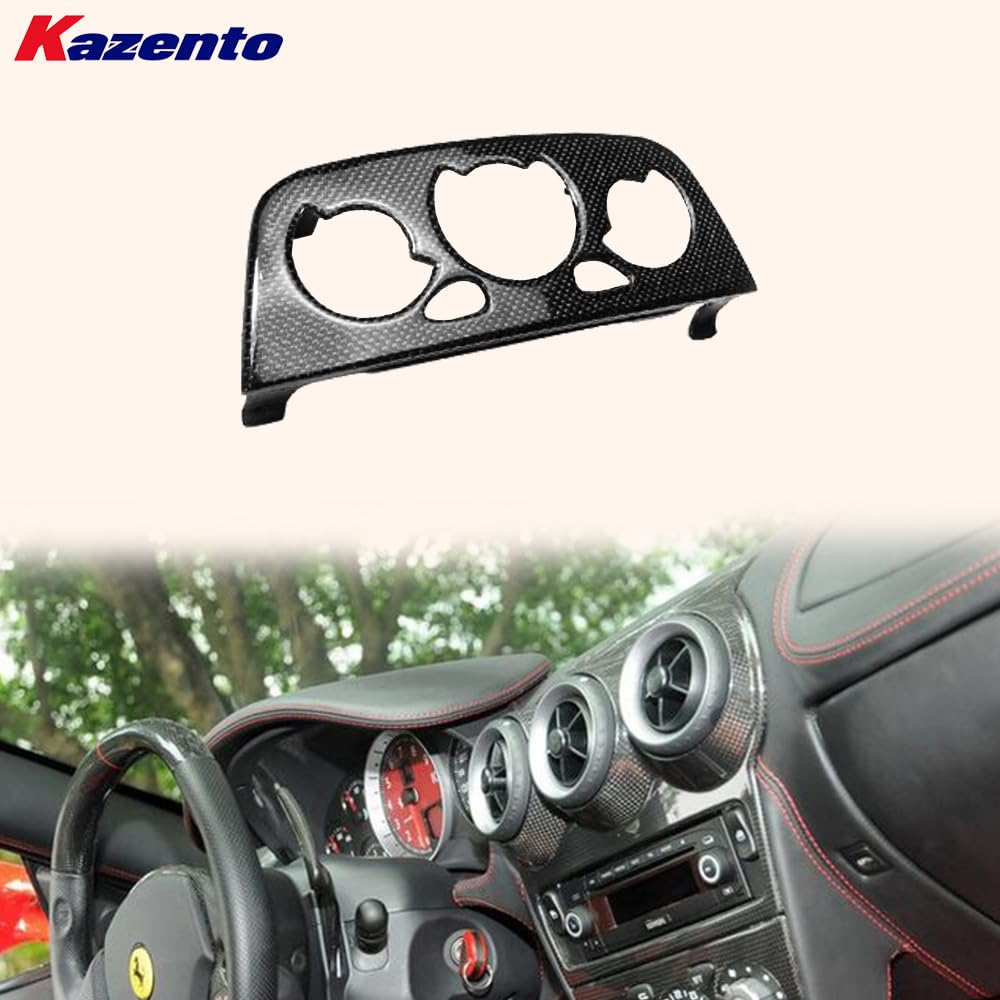 Kazento For Ferrari F430 430 2005-09 LHD Air Condition Panel Lower Kit 1K Carbon Fiber Kazento Carbon Parts 车身侧板 F430-AIRCON-L-1KCF