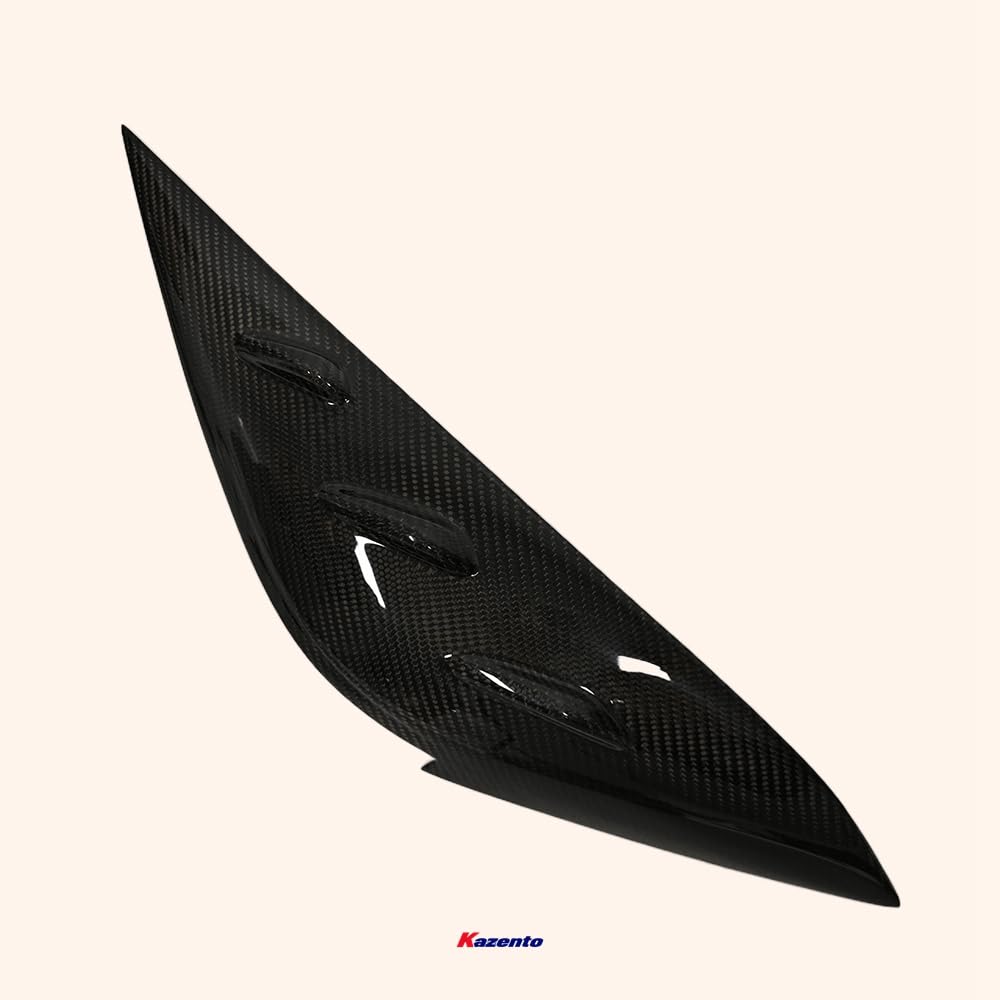 Kazento For Fit 2021+ GR9 For Honda Carbon Fiber Hood Bumper Headlight Eye Lid Eyebrow KZ Style Kazento Carbon Parts 车身侧板 GR9-EYE-KZ-CF