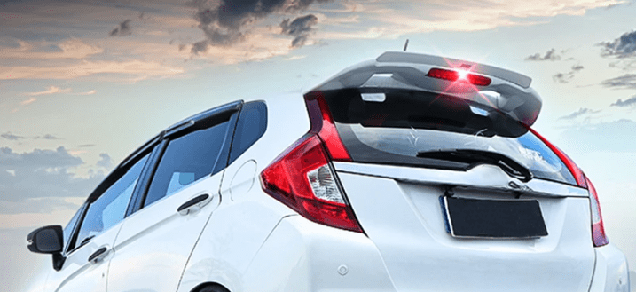 Kazento For Fit GK5 14-20 Carbon For Honda Rear Roof Addon Spoiler Lip Wing (For RS Spoiler) Kazento Carbon Parts 车身侧板 Carbon Fiber GK5-RS-RSADD-CF-A