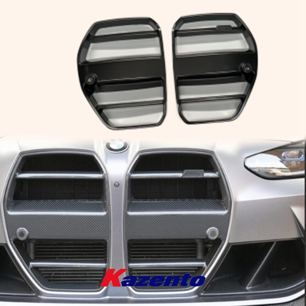 Kazento For G80 M3 G82 G83 M4 ST Style 20-22 Dry Carbon Fiber Front Bumper Grille Kazento Carbon Parts 车身侧板 G82M4-FG-ST-DCF