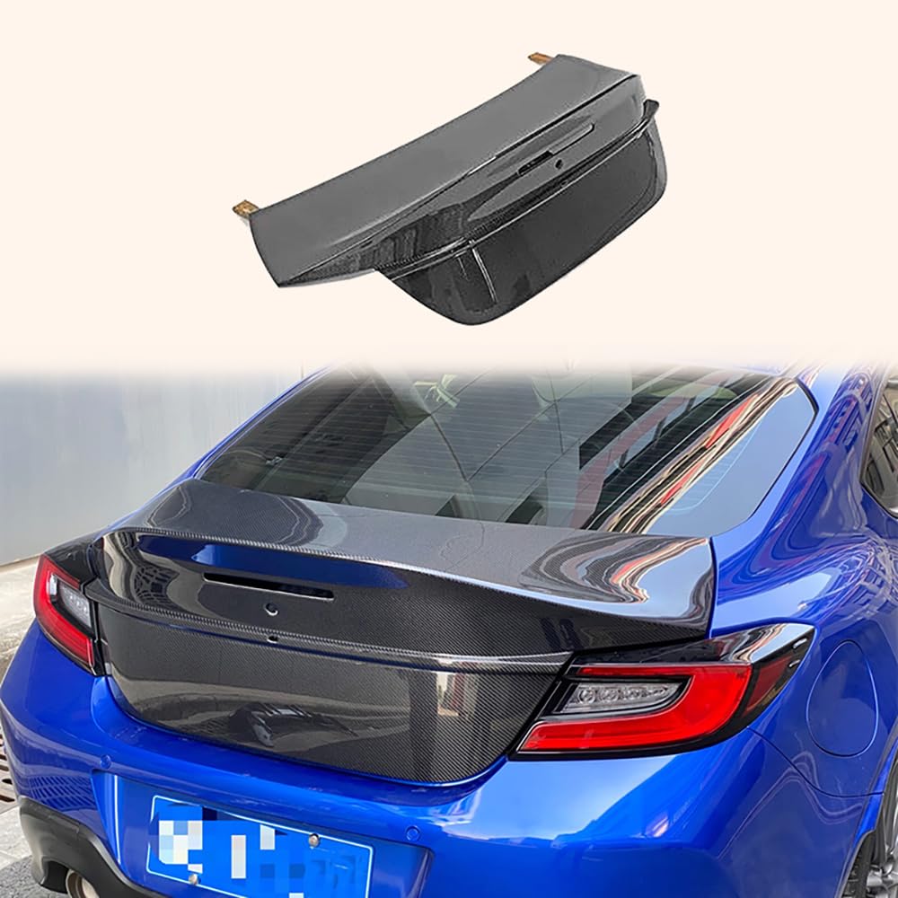 Kazento For GR86 2022+ BRZ ZD8 ZN8 Ducktail Style Carbon Fiber Rear Trunk Lid Deck Kazento Carbon Parts 车身侧板 GR86-TRUNK-DC-CF
