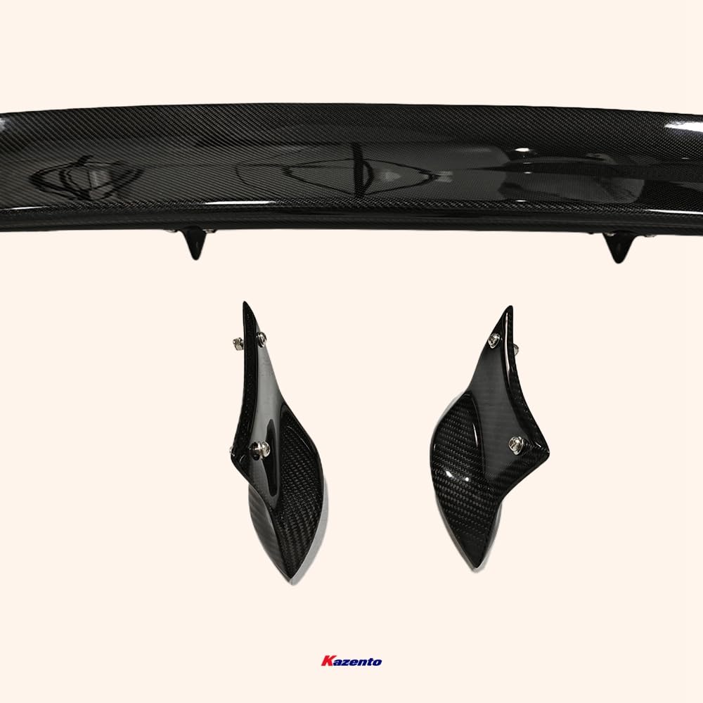 Kazento For GR86 BRZ FL5 CIVIC MX5 WRX IMPREZA KZ Style Carbon Fiber Rear Trunk Spoiler Kazento Carbon Parts 车身侧板 UNIVER-RS-KZA-CF-A