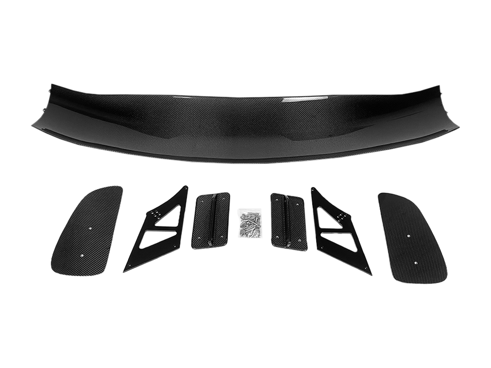 Kazento For GR86 BRZ ZD8 2023+ Carbon Fiber For Toyota AP Style Rear Trunk Spoiler Wing Kazento Carbon Parts 车身侧板 Carbon Fiber GR86-RS-AP-GT-CF