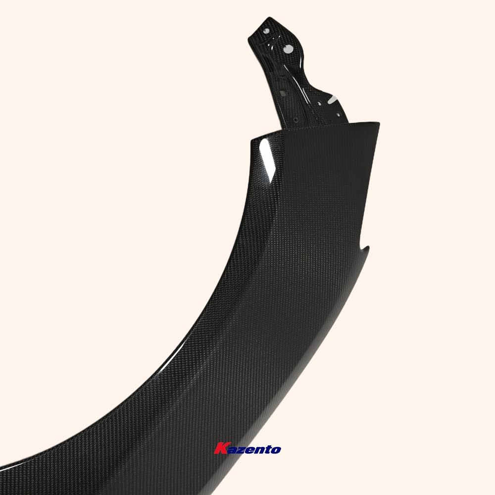 Kazento For GT86 13-20 BRZ For Toyota Vented KZ2 Carbon Fiber Front Bumper Fender Pair Kazento Carbon Parts 车身侧板 GT86-FF-KZ2-CF