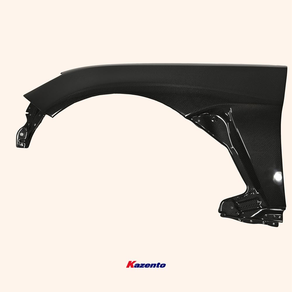 Kazento For GT86 13-20 BRZ For Toyota Vented KZ2 Carbon Fiber Front Bumper Fender Pair Kazento Carbon Parts 车身侧板 GT86-FF-KZ2-CF