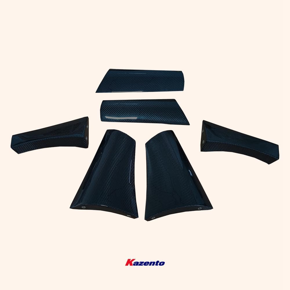 Kazento For GTR R35 2009-2016 For NISSAN VA Style Carbon Fiber Front Fender Vents 6PCS Kazento Carbon Parts 车身侧板