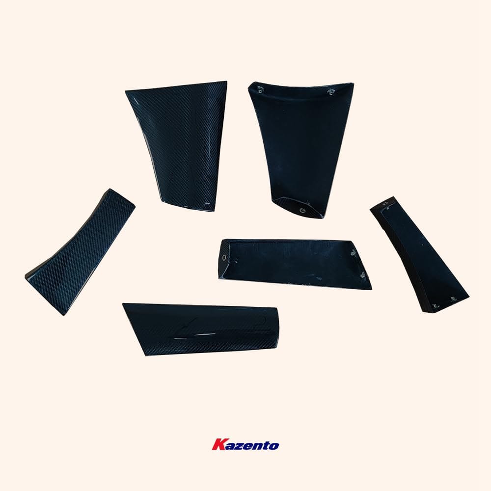 Kazento For GTR R35 2009-2016 For NISSAN VA Style Carbon Fiber Front Fender Vents 6PCS Kazento Carbon Parts 车身侧板