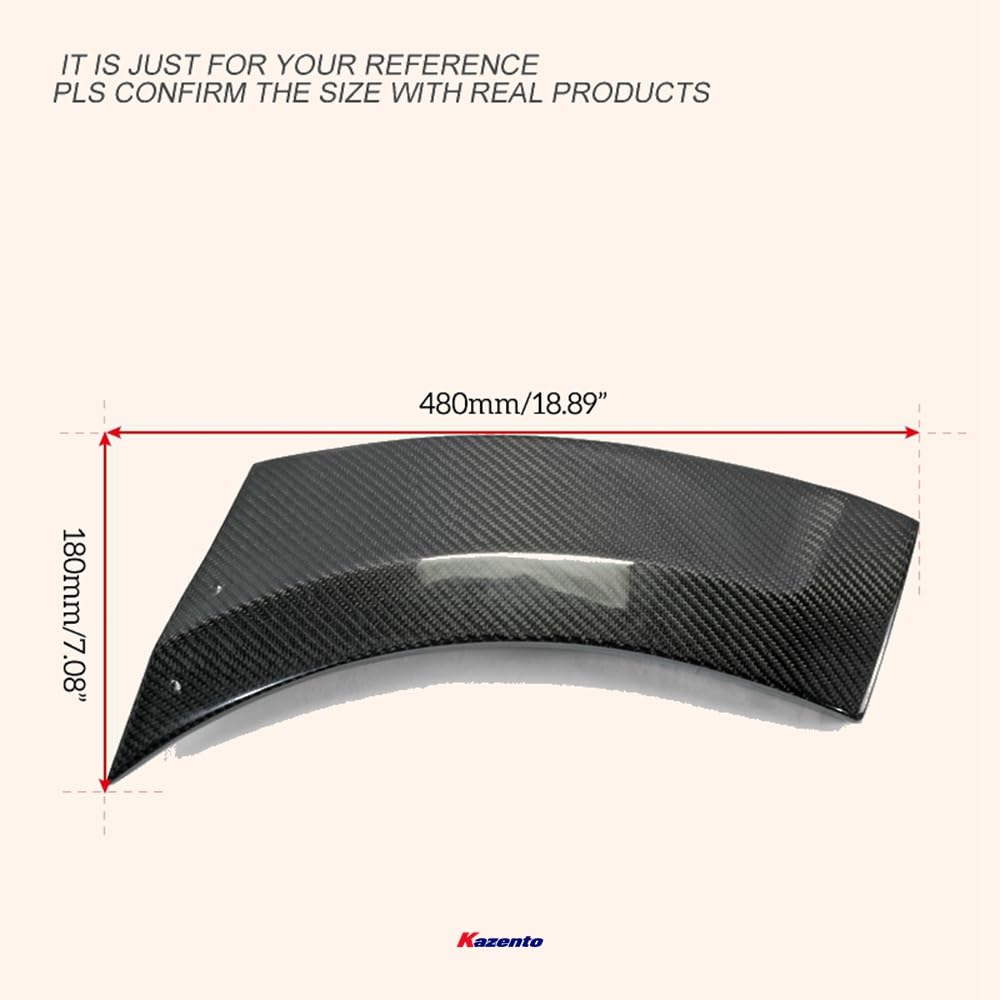 Kazento For Gtr R35 2013 Ver Vrs Style For Nissan Front Fender Extension (For Oe Early Front Bumper) Carbon Fiber Kazento Carbon Parts 车身侧板 R35-FFX-EARLY-CF