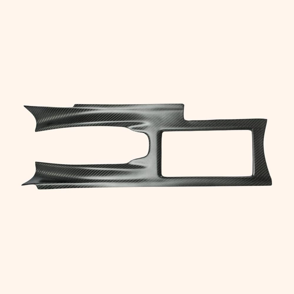 Kazento For GTR R35 For Nissan Carbon Fiber Interior Trim Center Console Cover Panel LHD Kazento Carbon Parts 车身侧板 Matt Carbon Fiber R35-CONSOLE-LHD-MCF
