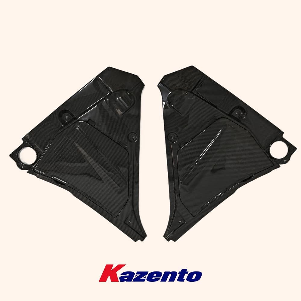 Kazento For GTR R35 For Nissan Front Engine Bay Compartment Cover Carbon Fiber Pair Kazento Carbon Parts 车身侧板 R35-COMPART-OE-CF