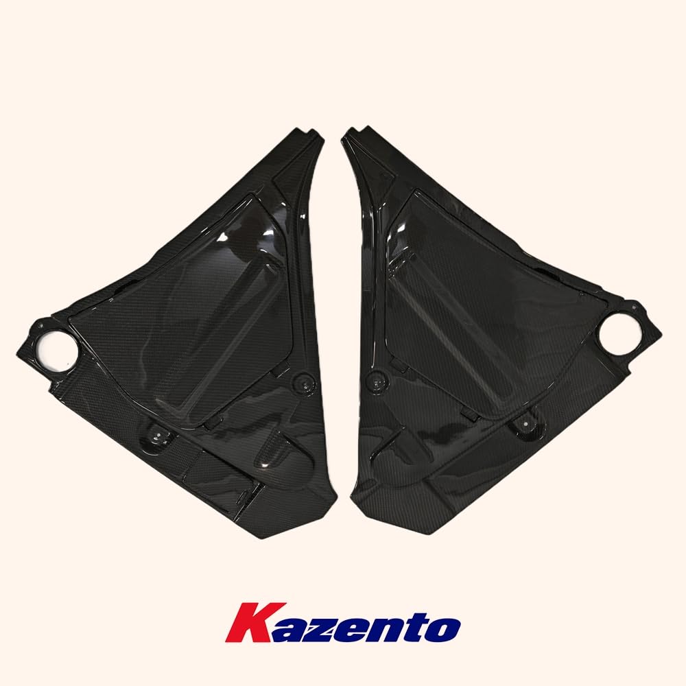 Kazento For GTR R35 For Nissan Front Engine Bay Compartment Cover Carbon Fiber Pair Kazento Carbon Parts 车身侧板 R35-COMPART-OE-CF
