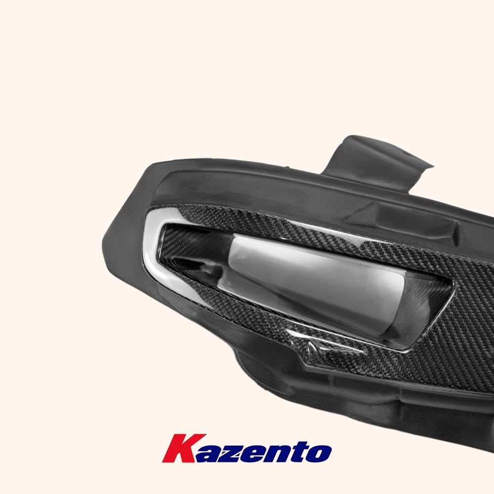 Kazento For Honda 10Th Gen Civic Fc Fk7 Fk8 Epa Carbon Headlight Duct LHD Driver Side Kazento Carbon Parts 车身侧板 FK8-HL-L-1P-CF