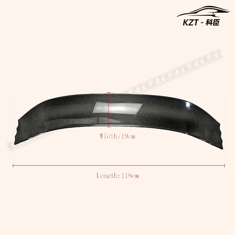 Kazento For Honda 17 onwards Civic Type R FK8 VRSAR1 Style Rear wing flap (5 Door Hatch) Carbon Fiber Spoiler Kazento Carbon Parts 车身侧板 FK8-RS-BLD-VRS-CF