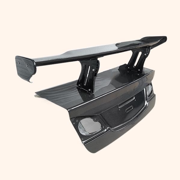 Kazento For HONDA Civic FD2 J2 Type Carbon Fiber Rear Trunk GT Spoiler Rear Wing Kazento Carbon Parts 车身侧板 FD2-RS-J2-CF