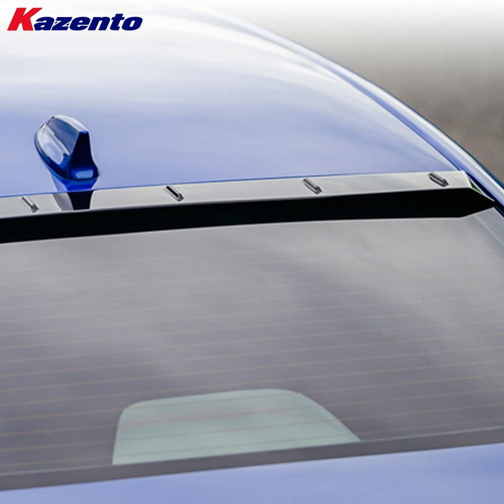 Kazento For Honda Civic FE1 Sedan 22-24 ABS Glossy Black Rear Roof Spoiler Wing Lip Kazento Carbon Parts 车身侧板 FE1-RS-RF-MD-ABS-BK