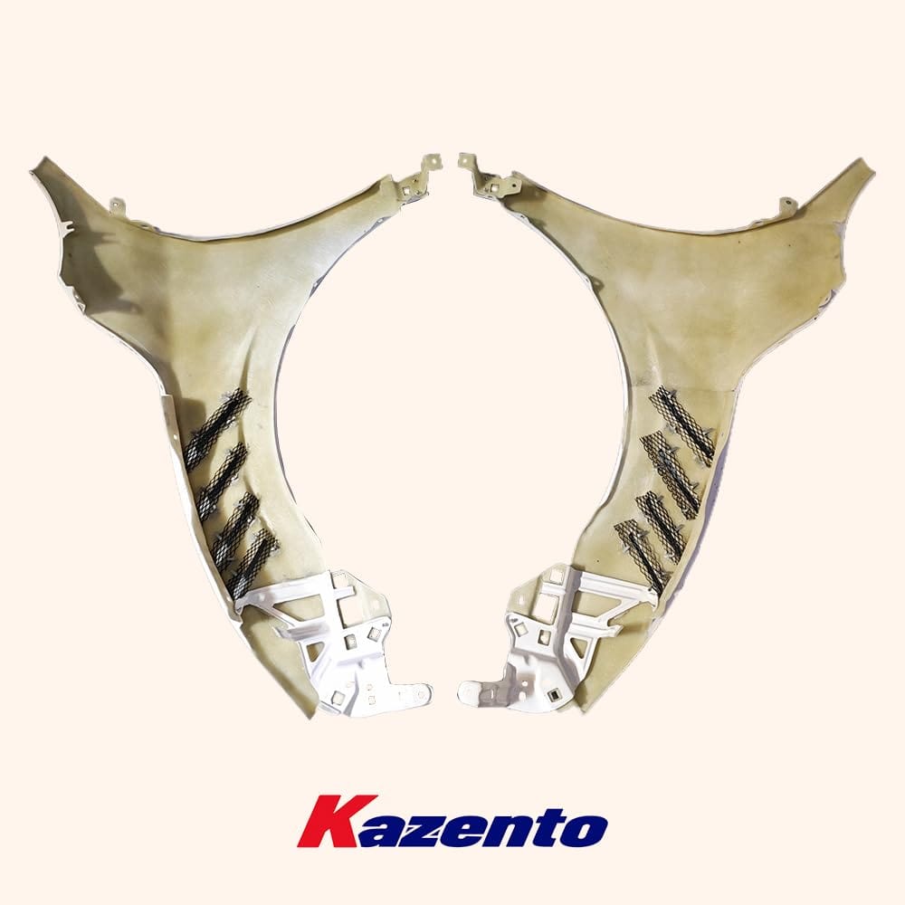 Kazento For HONDA Civic FK7 FC1 EPA ATTK type Front Vented Fender (with upper vent) Fiber Glass Kazento Carbon Parts 车身侧板 FK7-FF-ATTK-FRP