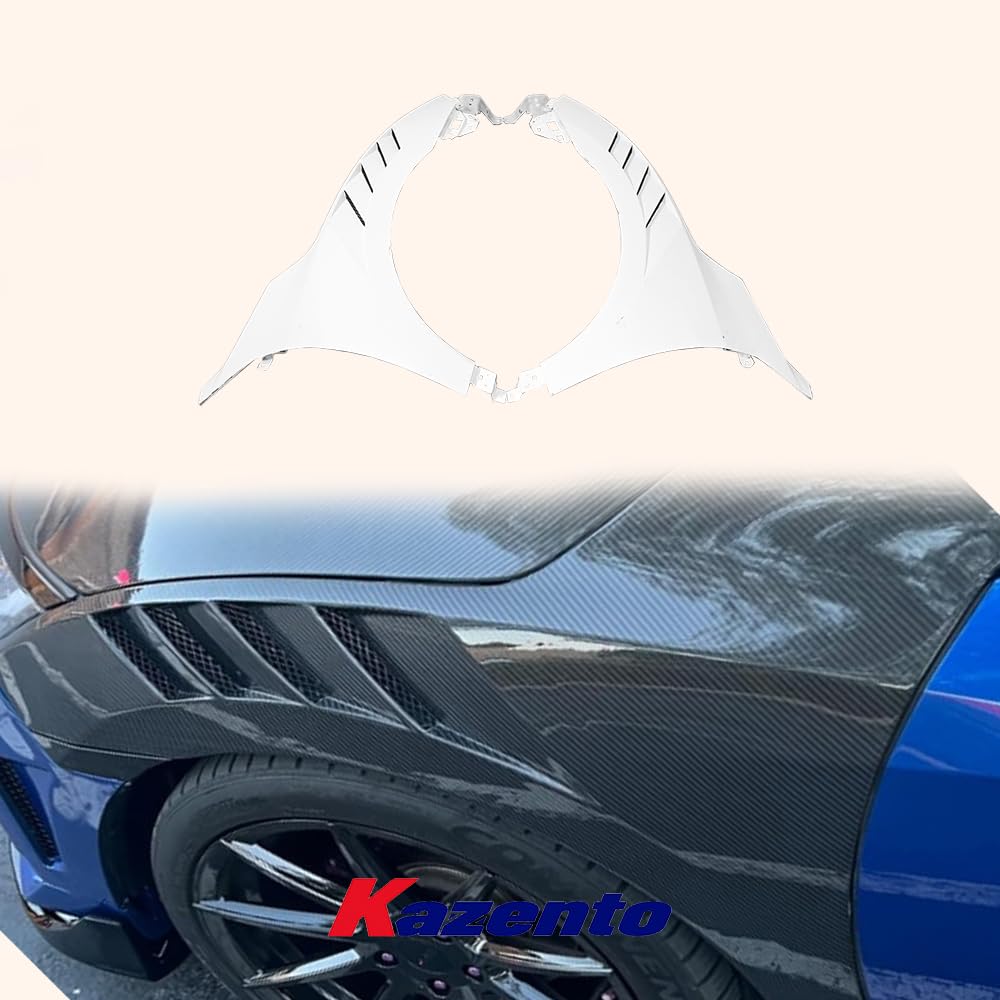 Kazento For HONDA Civic FK7 FC1 EPA ATTK type Front Vented Fender (with upper vent) Fiber Glass Kazento Carbon Parts 车身侧板 FK7-FF-ATTK-FRP