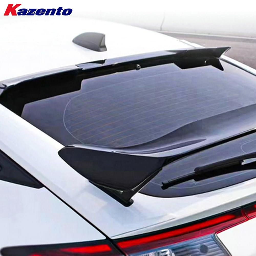 Kazento For Honda Civic FL1 2022-24 ABS Glossy Black TypeR Style Rear GT Spoiler Wing Kazento Carbon Parts 车身侧板 FL1-RS-GT-TR-ABS-BK
