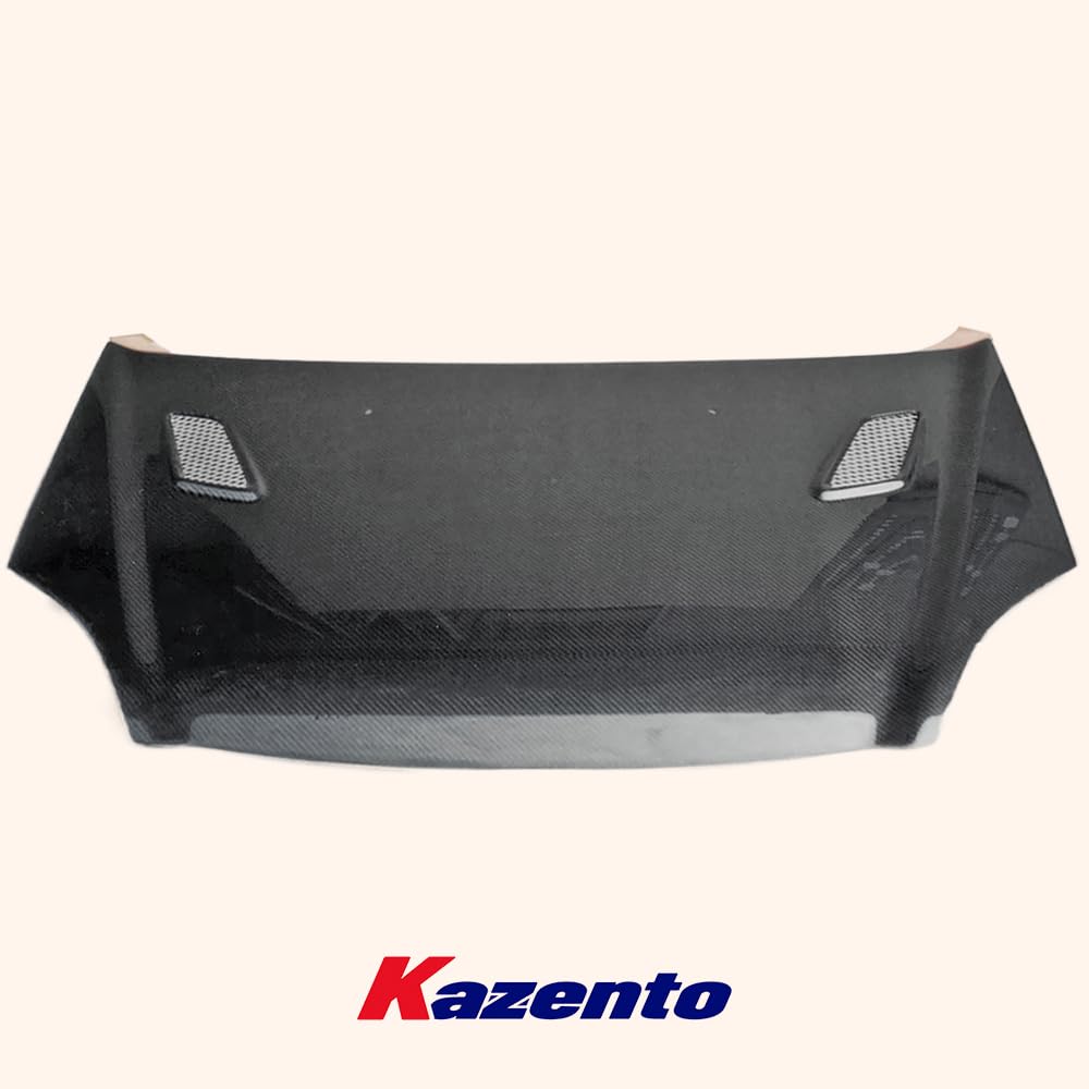 Kazento For Honda EP3 2002 Civic MU Style Vented Carbon Fiber Hood Bonnet Body Kits
