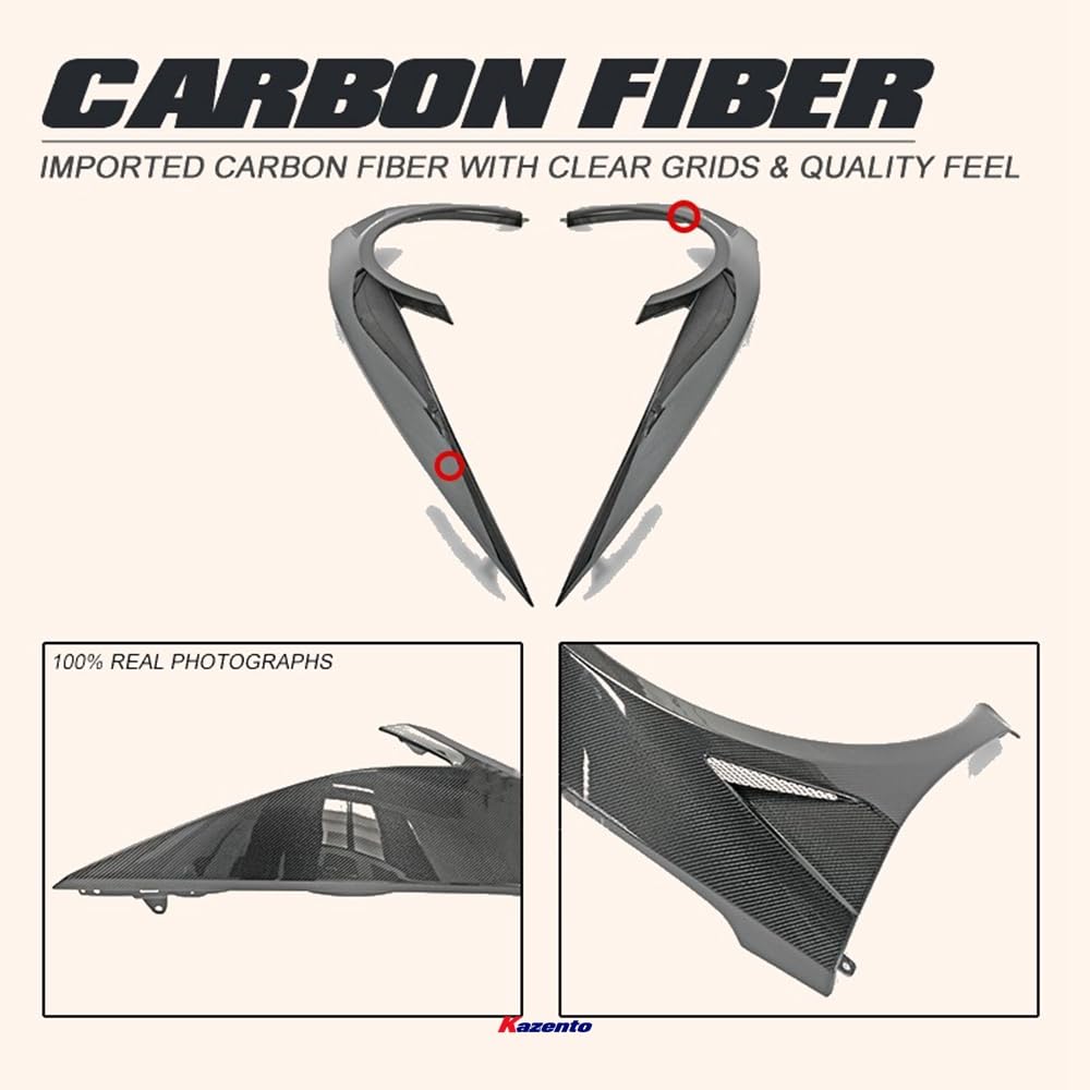 Kazento For Honda Nsx Nc1 Oe Type Front Fender Carbon Fiber Kazento Carbon Parts 车身侧板 NSXNC-FF-OE-CF
