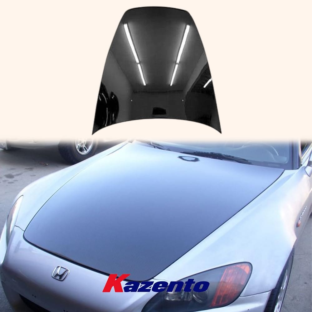 Kazento For Honda S2000 00-09 OEM Style Carbon Fiber Front Bumper Bonnet Hood Body Kits Kazento Carbon Parts 车身侧板 S2000-HOOD-OE-CF