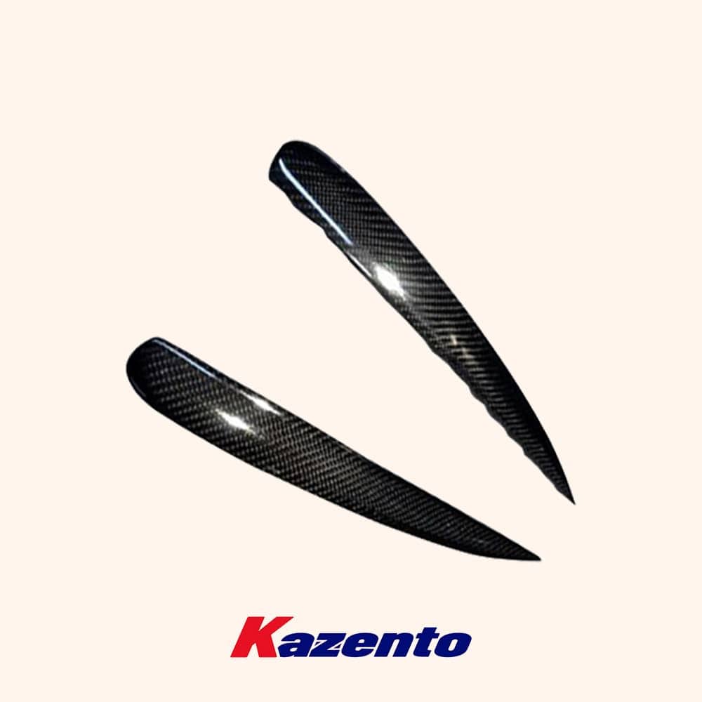 Kazento For Honda S2000 Coupe Convertible AP1 AP2 99-09 Carbon Headlight Eyelid Eyebrow Kazento Carbon Parts 车身侧板 S2000-EYE-CF