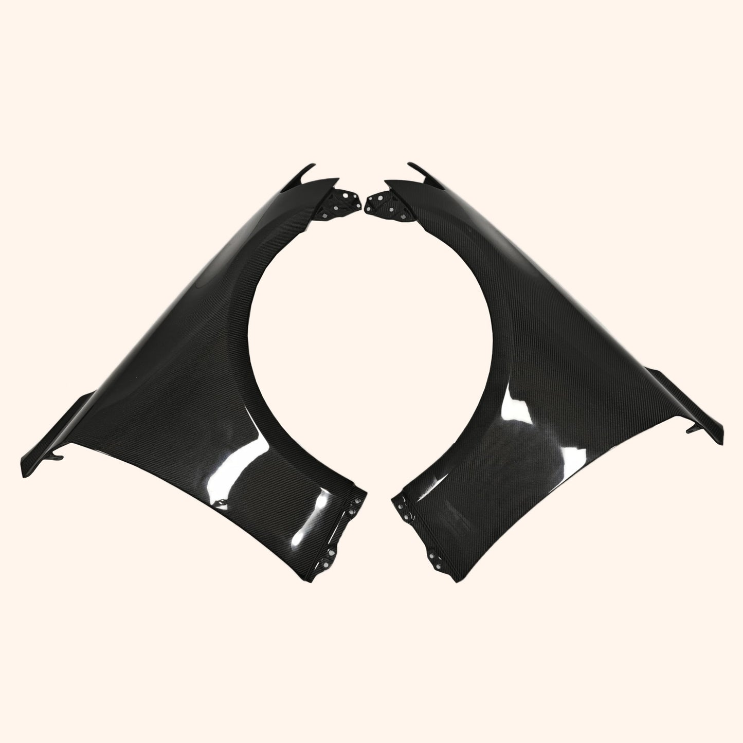 Kazento For Lexus IS350 IS F Sport 2018-2020 Carbon OE Style Fiber Front Bumper Fender Kazento Carbon Parts 车身侧板 IS17-FF-OE-CF