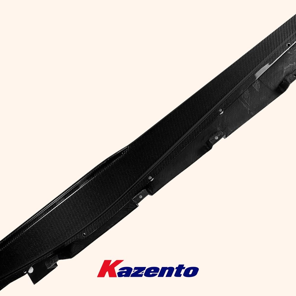 Kazento For Lexus LC 500 URZ100 (17.03 onwards) TM Type Side Skirts Pair Carbon Fiber Kazento Carbon Parts 车身侧板 LC500-SSX-TM-CF