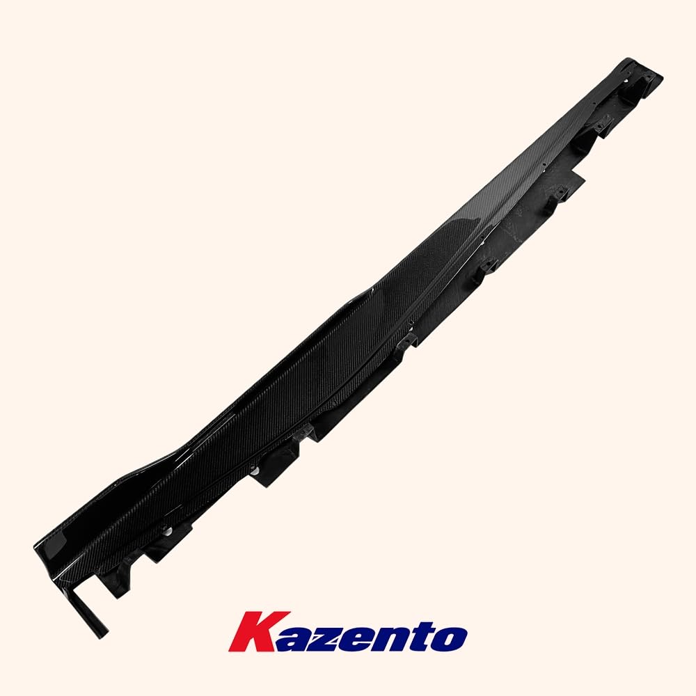 Kazento For Lexus LC 500 URZ100 (17.03 onwards) TM Type Side Skirts Pair Carbon Fiber Kazento Carbon Parts 车身侧板 LC500-SSX-TM-CF