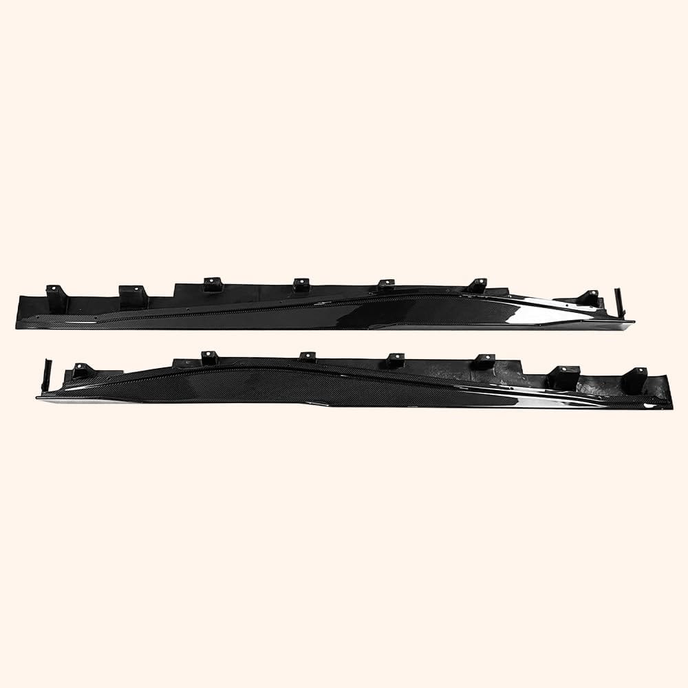 Kazento For Lexus LC 500 URZ100 (17.03 onwards) TM Type Side Skirts Pair Carbon Fiber Kazento Carbon Parts 车身侧板 LC500-SSX-TM-CF