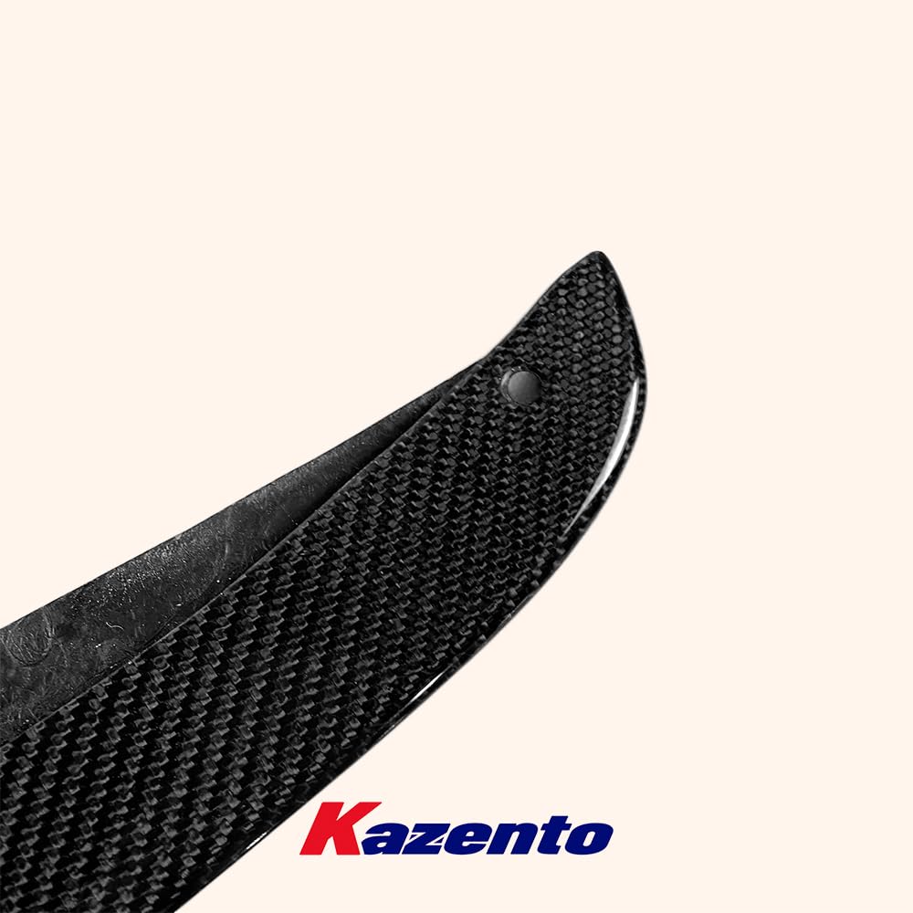 Kazento For Lexus LC 500 URZ100 17-22 TM Type Carbon Fiber Rear Bumper Side Spat Splitter Kazento Carbon Parts 车身侧板 LC500-SPAT-TM-CF