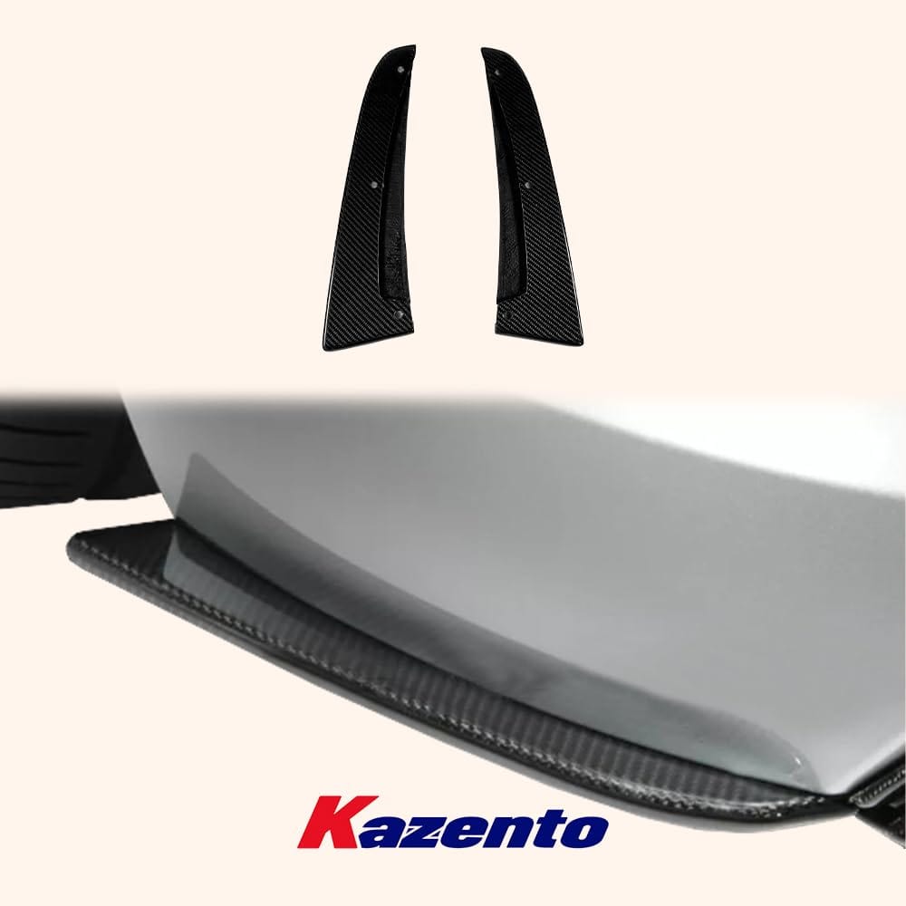 Kazento For Lexus LC 500 URZ100 17-22 TM Type Carbon Fiber Rear Bumper Side Spat Splitter Kazento Carbon Parts 车身侧板 LC500-SPAT-TM-CF