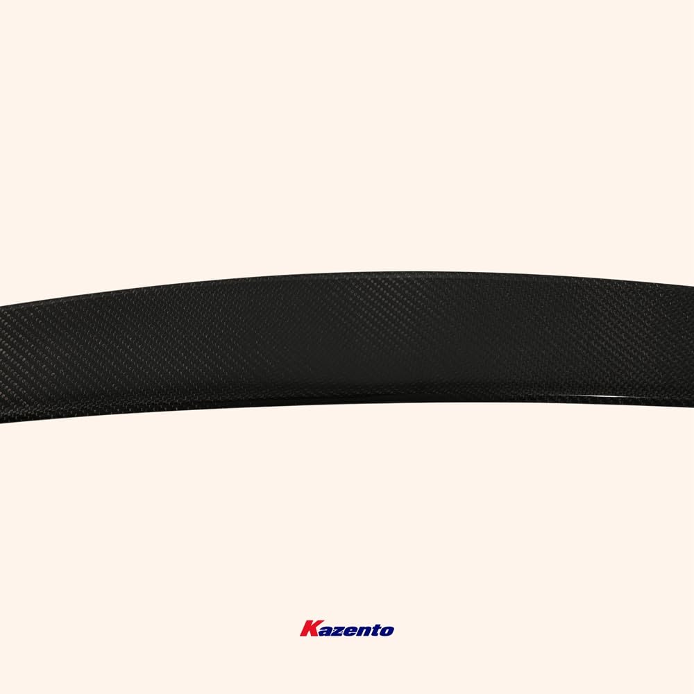 Kazento For MAZDA 3 2019-2023 DU Style Rear Bumper Trunk Spoiler Wing Lip Carbon Fiber Kazento Carbon Parts 车身侧板 MAZDA3-RS-K-CF