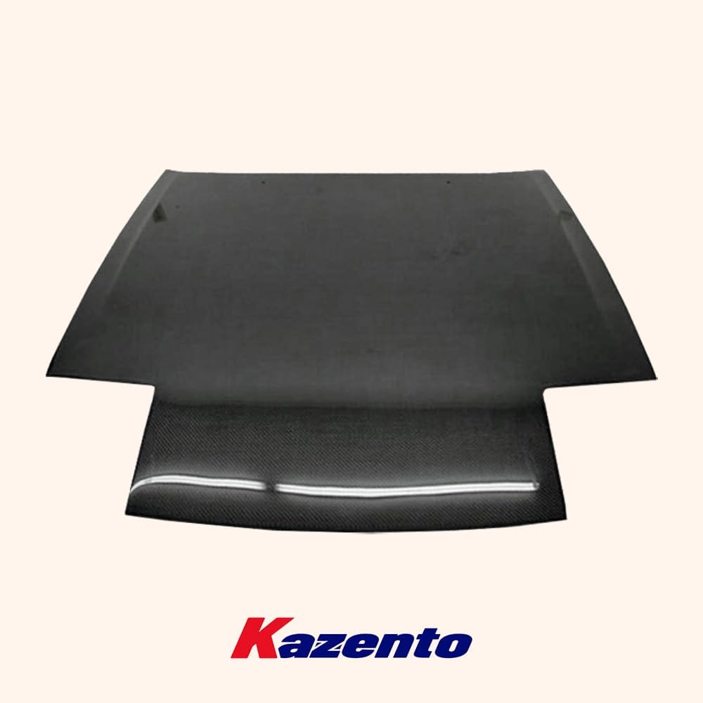 Kazento For Mazda RX-7 FD RX7 FD3S OEM Style Carbon Fiber Front Bumper Hood Bonnet