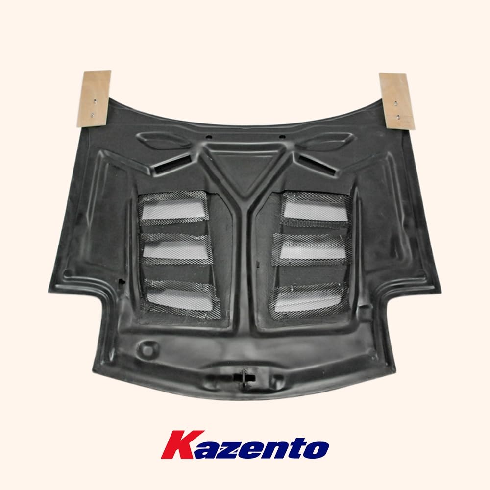Kazento For Mazda RX-7 FD RX7 FD3S RE Style Carbon Fiber Front Vented Bumper Hood Bonnet