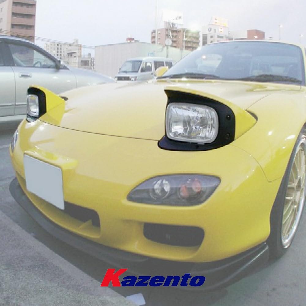 Kazento For Mazda RX-7 RX7 FD3S KZ Carbon Fiber Front Inner Headlight Inside Cover Trim Kazento Carbon Parts 车身侧板 FD3S-INHL-OE-CF