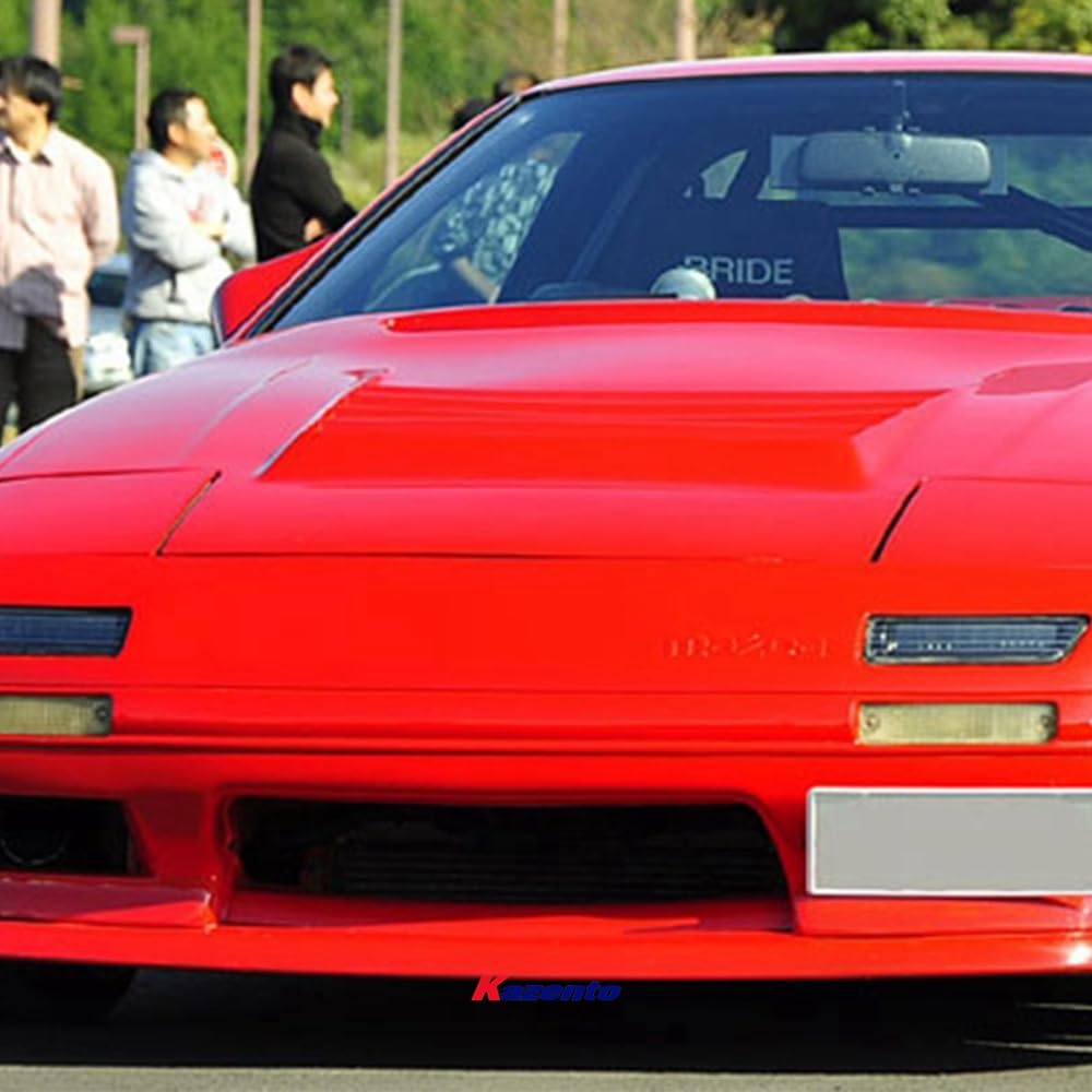 Kazento For Mazda Rx7 Fc3S Oem Headlight Covers Carbon Fiber Front Head Light Lamp Cover Kazento Carbon Parts 车身侧板 FC3S-HL-OE-2P-CF