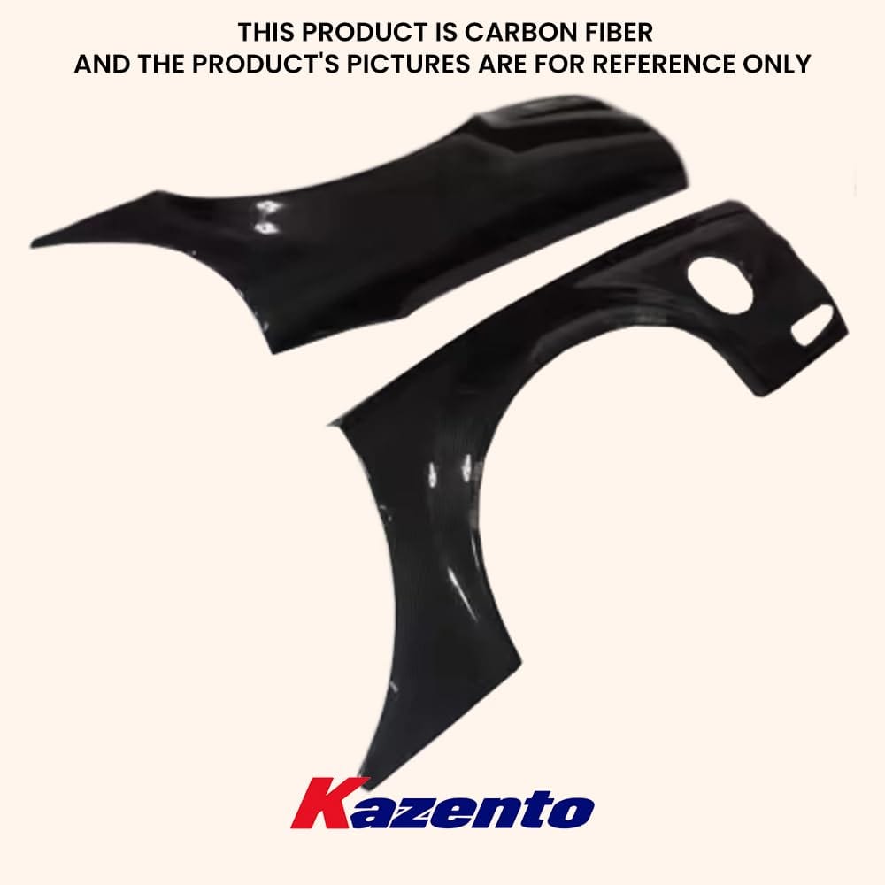 Kazento For Mazda RX7 FD3S FD FK Style Carbon Fiber +30MM Wide Rear Fenders Replacement Kazento Carbon Parts 车身侧板 FD3S-RF-KON-30MM-CF