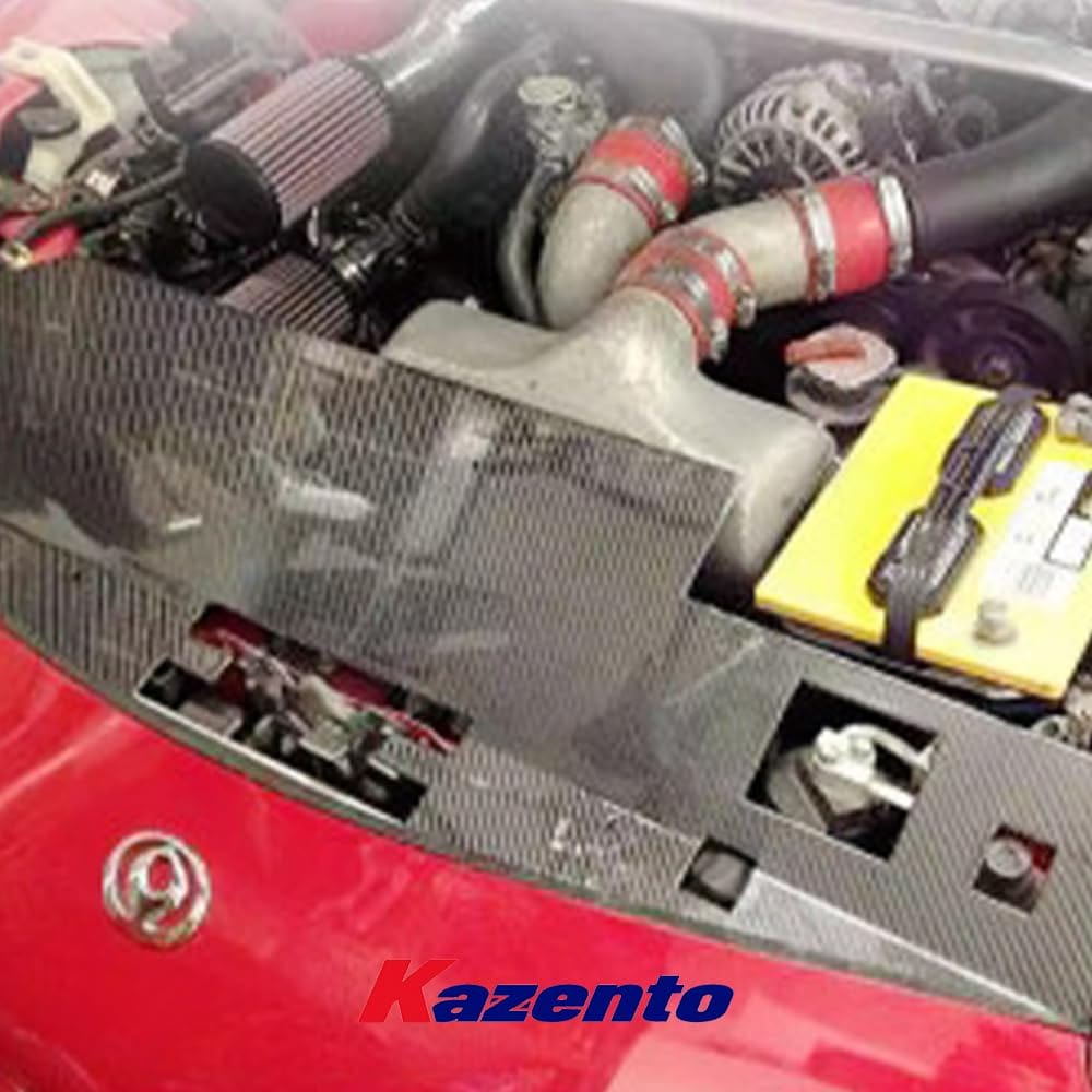 Kazento For Mazda RX7 FD3S FD KZ FRP Unpaint Engine Interior Cooling Panel Slam Cover Kazento Carbon Parts 车身侧板 FD3S-CP-FRP