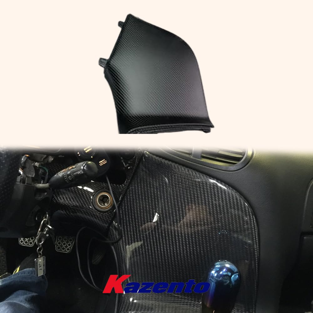 Kazento For Mazda RX7 FD3S (LHD Only) Interior Carbon Radio A/C Control Panel (Blank) Kazento Carbon Parts 车身侧板 FD3S-CONTROL-LHD-BLK-MCF