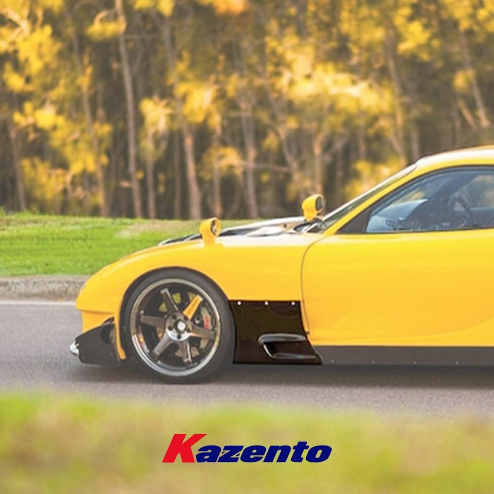 Kazento For Mazda RX7 FD3S RE-GT Kit Carbon Fiber Side Front Fender Lower Vents Addon Kazento Carbon Parts 车身侧板 FD3S-VENTS-REGT-CF