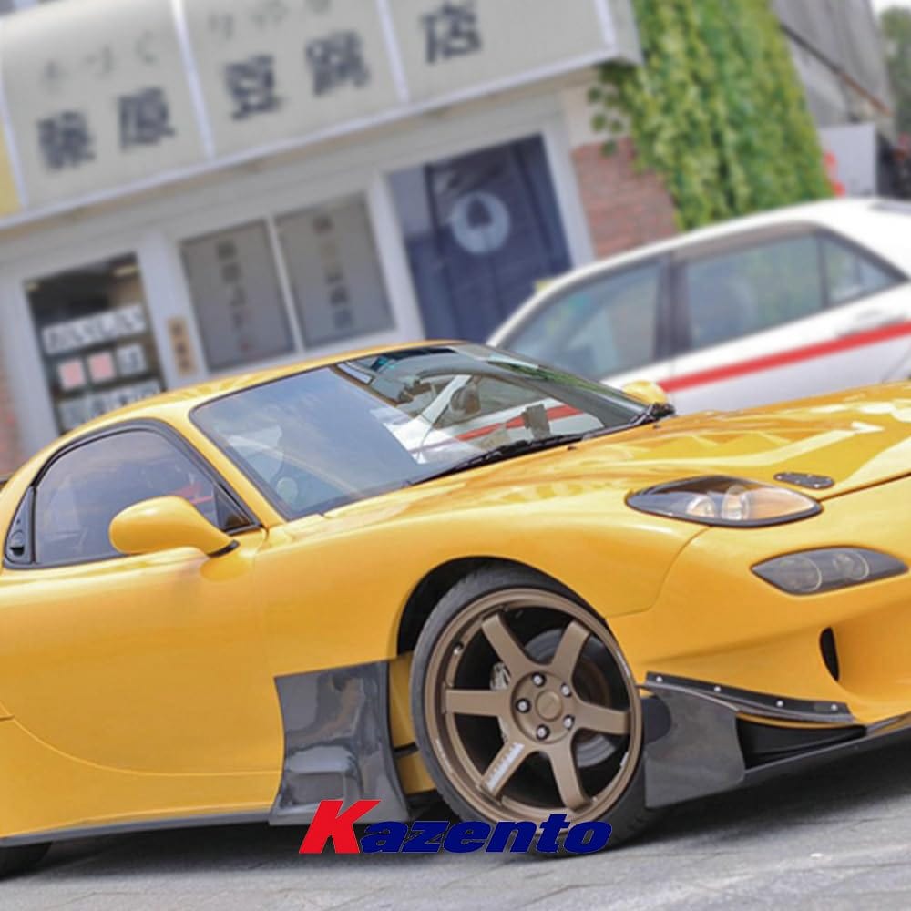Kazento For Mazda RX7 FD3S RE-GT Kit Carbon Fiber Side Front Fender Lower Vents Addon Kazento Carbon Parts 车身侧板 FD3S-VENTS-REGT-CF