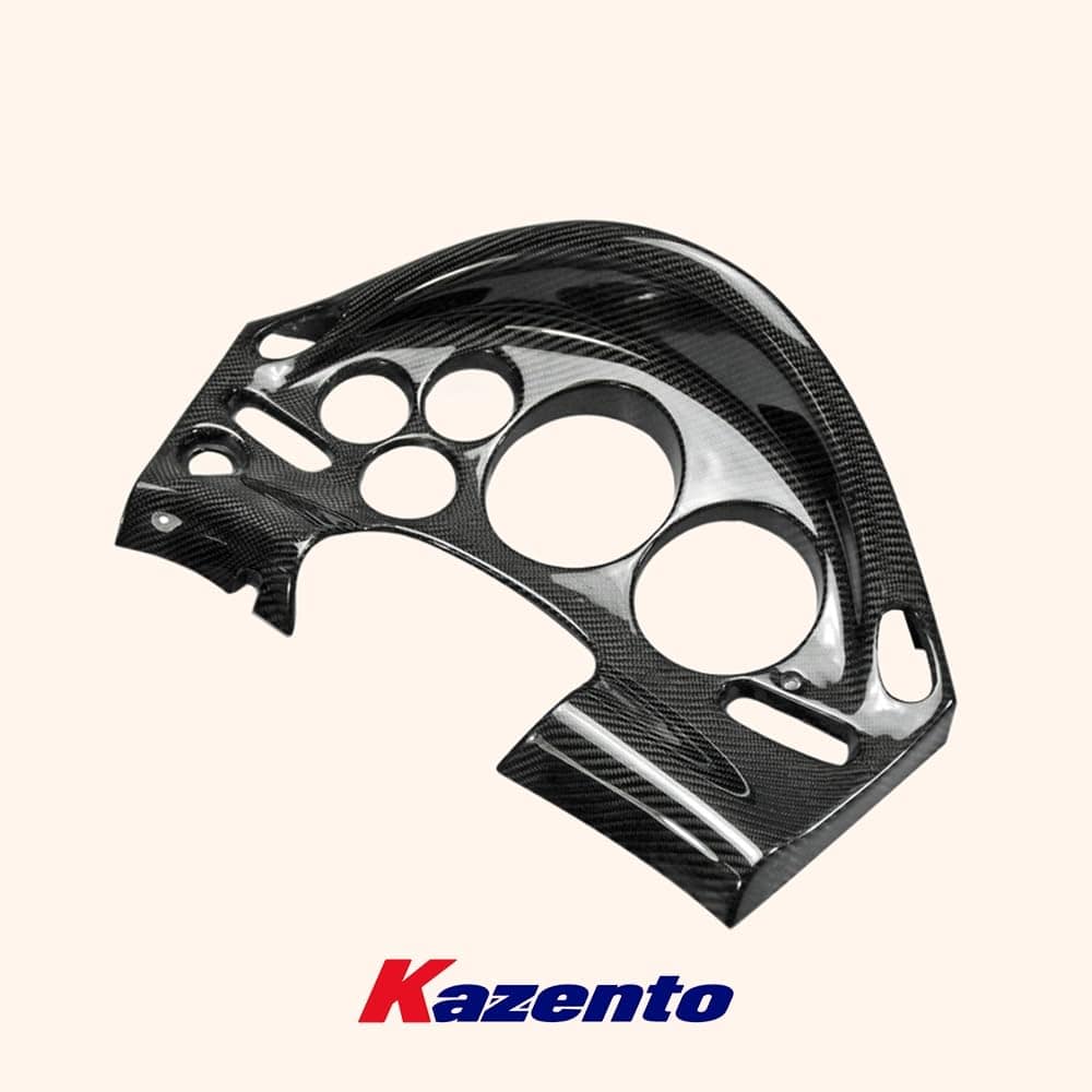 Kazento For Mazda RX7 FD3S (RHD Only) Interior Cluster Console Dash (4pcs) Carbon Fiber Kazento Carbon Parts 车身侧板 FD3S-INTER-RHD-CF