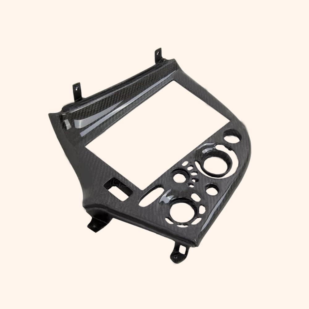 Kazento For Mazda RX7 FD3S (RHD Only) KZ Style Carbon Fiber Interior Radio Control Cover Kazento Carbon Parts 车身侧板 FD3S-CONTROL-RHD-CF